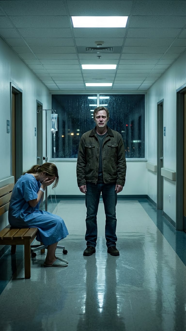 Two months after our divorce, I found my ex-wife sitting alone in a hospital corridor—and when I learned the truth, my world collapsed.