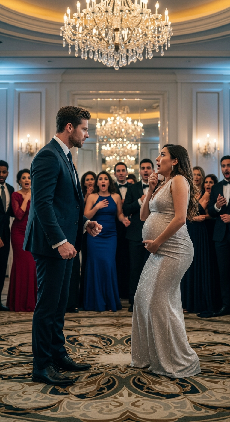 My husband pu;n;ched my pregnant belly to silence me in front of 300 guests, whispering, “You’re nothing without my name.”, thinking his VP title made him untouchable. He didn’t realize the firm he “built” was a gift from my father. I wiped the bl0od and made one call. 10 minutes later, the doors burst open and his nightmare began…