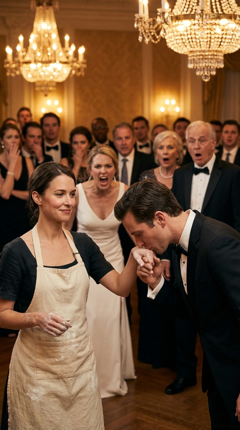 I never told my family that I was the reason they still lived in luxury. To them, I was just a “peasant baker” with flour-stained hands. They uninvited me from my sister’s engagement party because I “ruined the aesthetic,” then demanded I cater the event for free when their chef quit. My sister screamed that I was jealous of her wealthy fiancé. Then, the door opened. It was her fiancé, the billionaire hotel mogul. He walked past them and bowed to me. “Ms. Abigail,” he said. “Your father has been blocking my multi-million dollar partnership offers for months.” I looked at my parents’ terrified faces, took off my apron, and handed the fiancé a coffee. “The engagement is off,” he said. “And the bakery is closed.”