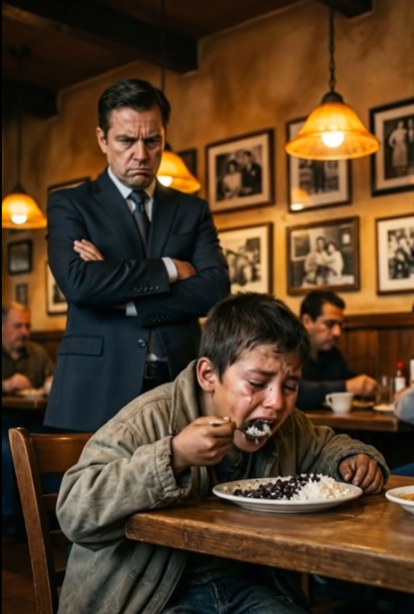 He went looking for leftovers because hunger was tearing him apart—never imagining that the man who caught him would alter his fate forever…