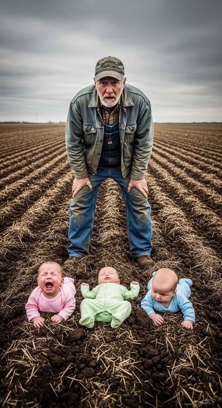 Abandoned babies found on a farm: one farmer’s morning turns into a miracle.