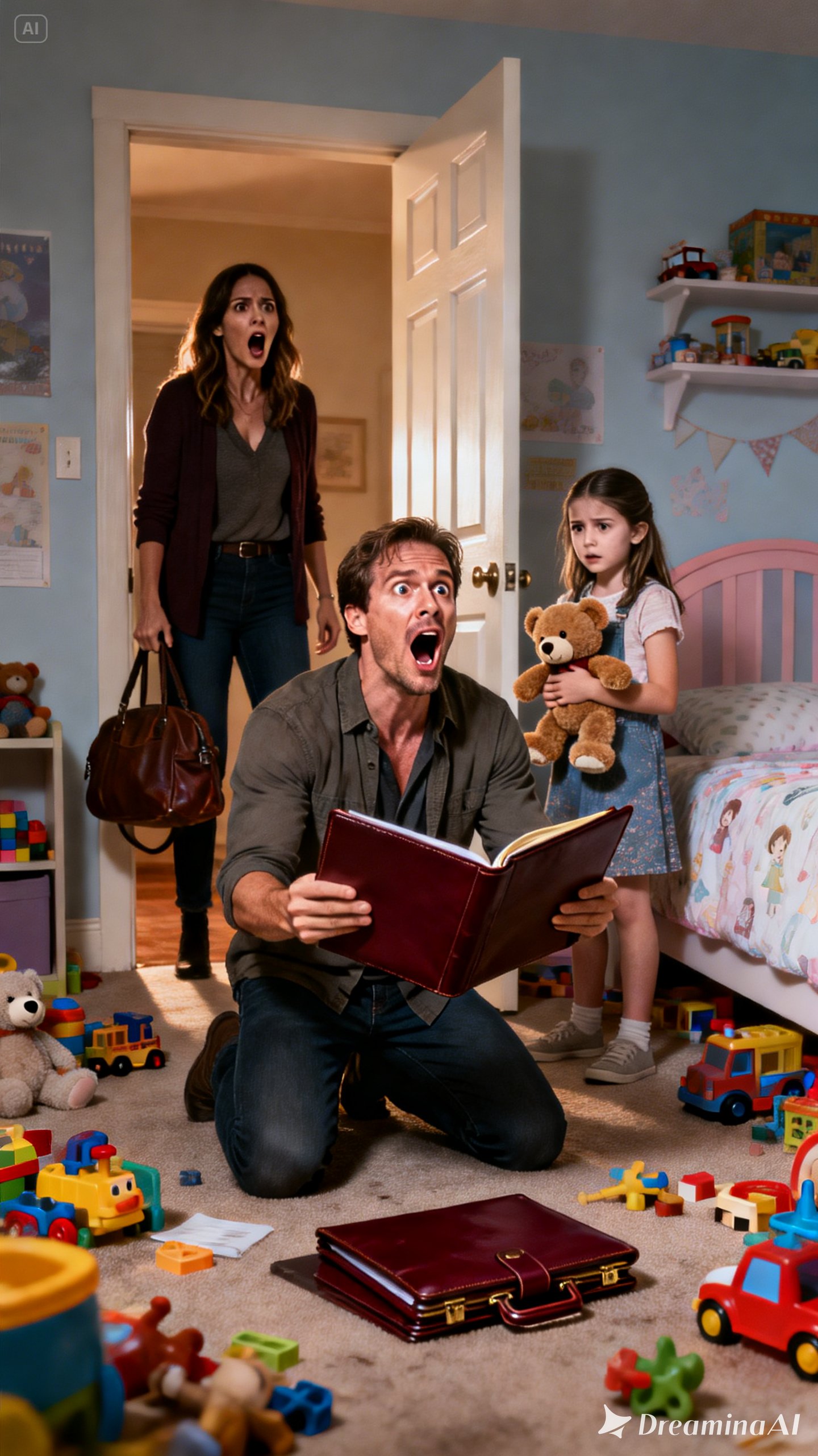 My son started crying every time I left for work. “Daddy, please don’t go. They come when you are not here. They do terrifying things to me.” I called in sick. Told no one. Hid in the guest room. At 10 AM, my father-in-law unlocked the front door with a key I never gave him. He walked straight to my son’s room holding something horrifying. I came down the stairs. He froze when he saw I wasn’t alone.