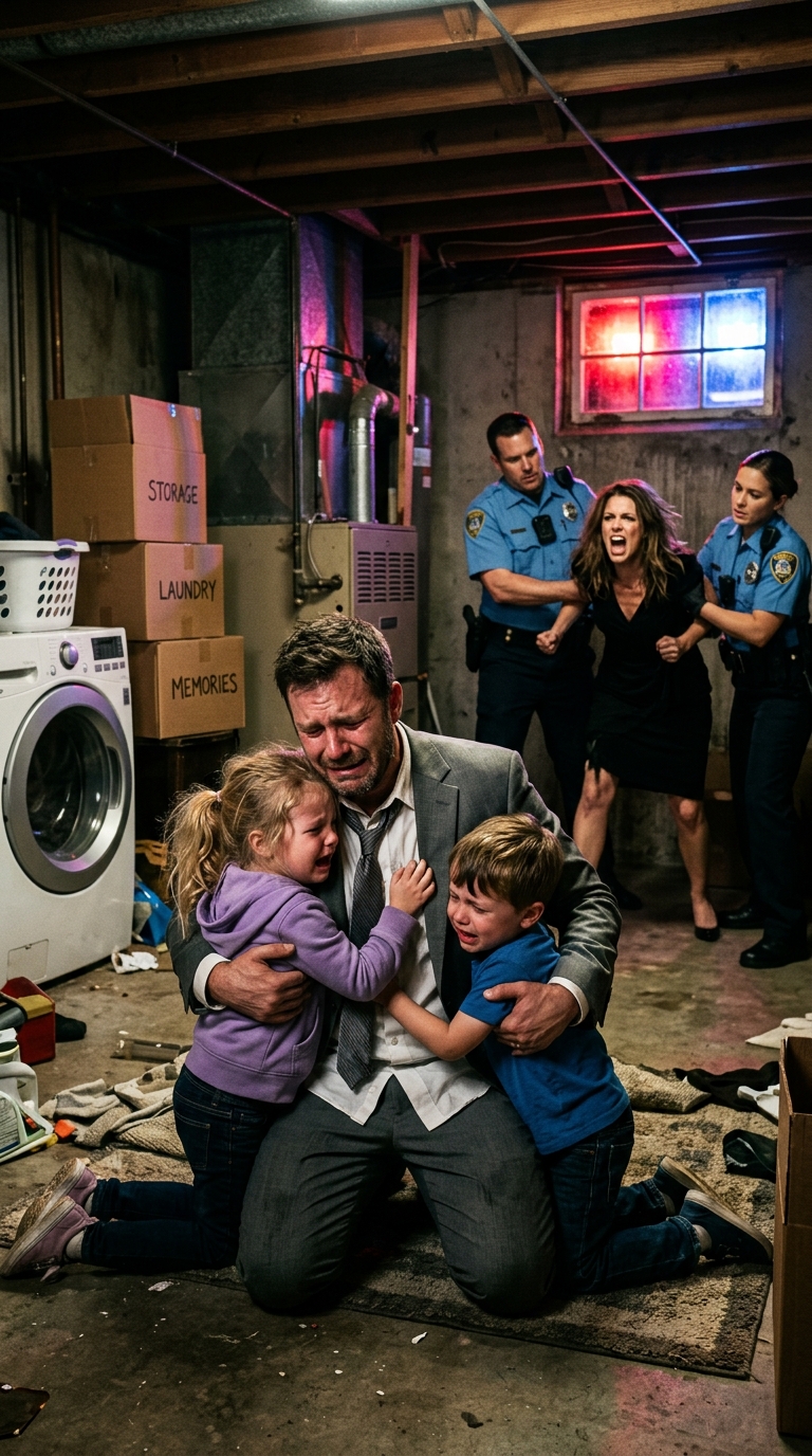 “I was good today, Dad,” my daughter whispered when I came home three hours early and found her sitting alone in the basement, wrapped in my late wife’s sweater… But the notebook tucked deep in her pocket told a very different story.
