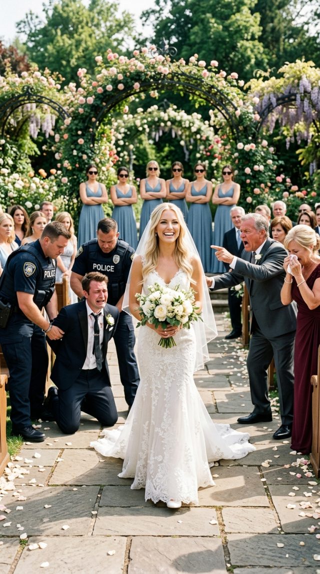 My fiancé canceled our $500.000 wedding by text message while I was standing at my own bridal shower. I replied, “My condolences.” Then I forwarded his message to his wealthy parents, who had paid for everything. An hour later, his father called me in a panic to say our entire life savings had disappeared…