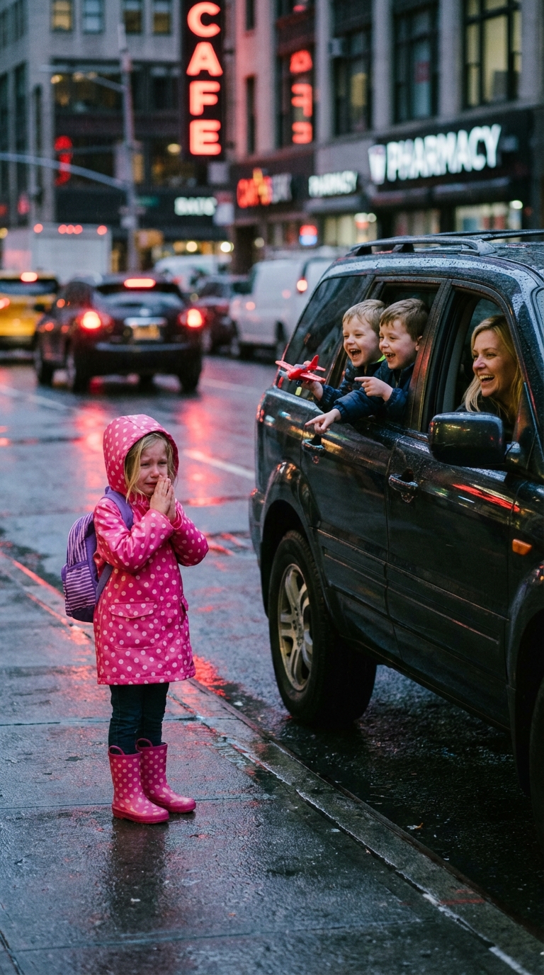 On Easter, my 6-year-old daughter was left behind, sobbing in a storm at school. When I called my mom, she said coldly, “Your sister’s car was full, and your child was too dirty for a luxury ride.” My blood ran cold. I didn’t scream. I didn’t cry. Before dinner, I quietly froze the condo mortgage, the bank accounts I fund—everything they depended on.
