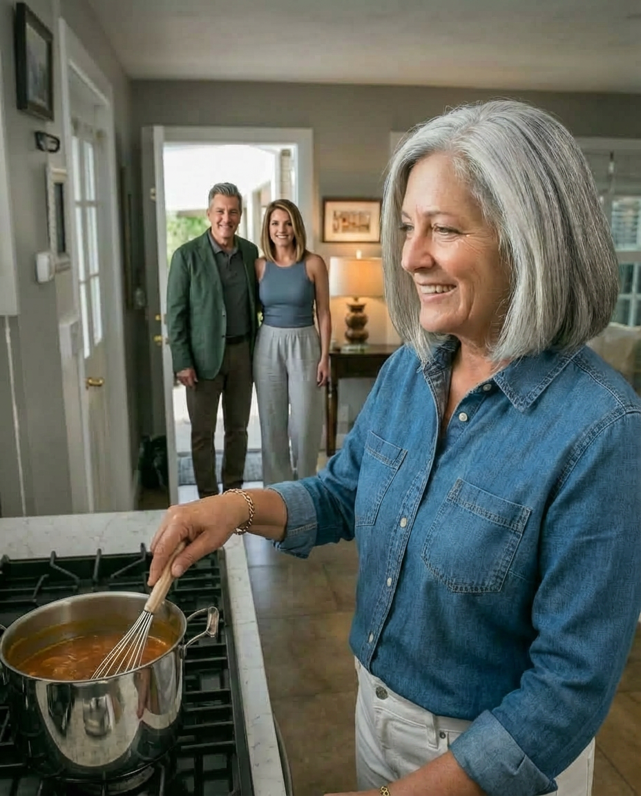“The moment my daughter found out I would finally receive three thousand dollars a month after forty years of hospital work, she walked into my house, sat down as if it already belonged to her, and said, ‘Mom, that’s too much for one person—just give us half.’ But when I came back from the cabinet holding the black binder I had quietly prepared, neither she nor her husband was smiling anymore