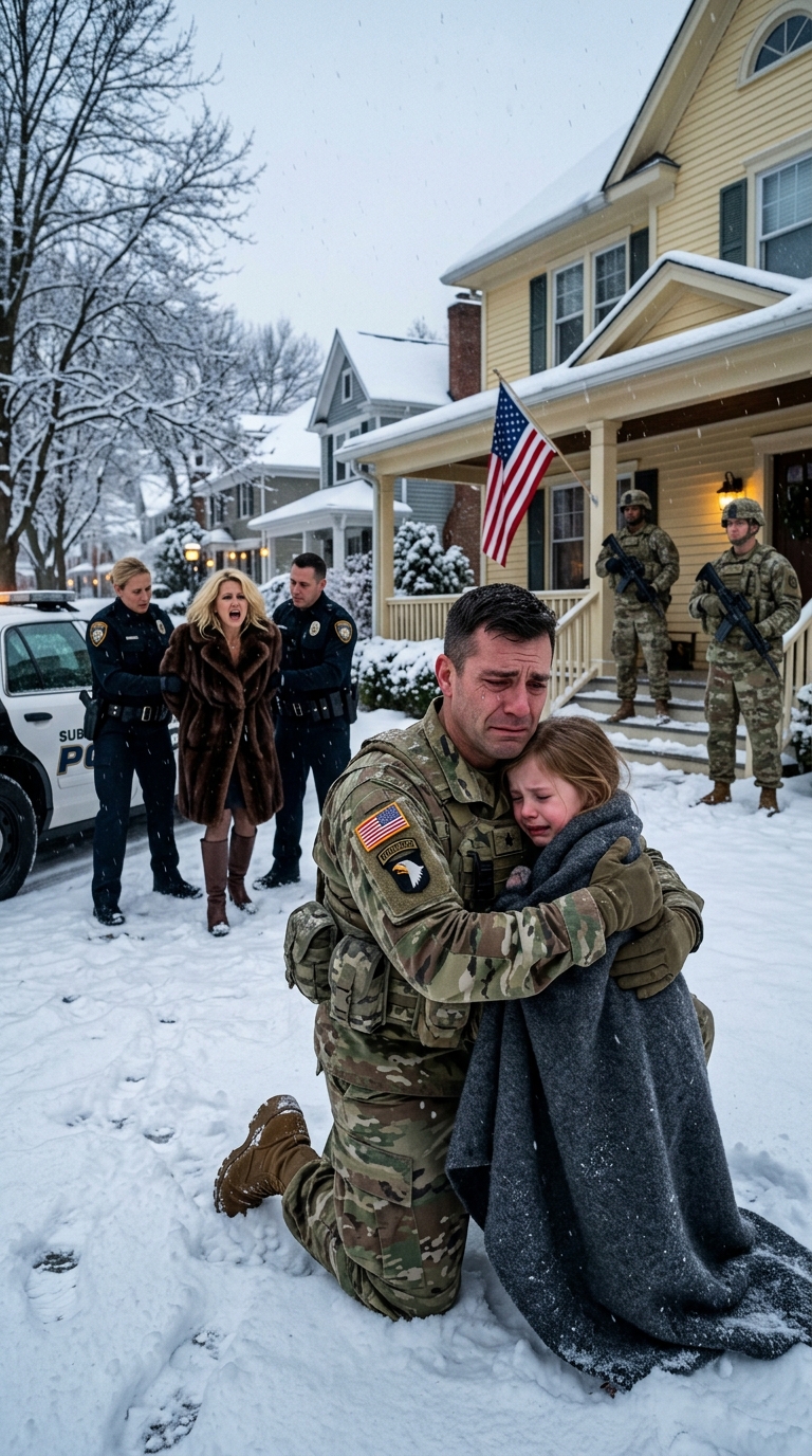 I came home early with a birthday cake for my 5-year-old daughter and found her locked in the 5°F moldy basement. My little girl was curled on the concrete, gasping for air, her lips turning blue. My sister-in-law sipped laughed, ‘She was faking a cough for attention. I locked her down there to learn discipline. A little dust won’t hurt her.’ I rushed my daughter to the ER and made one call: ‘Execute the protocol on my residence. Target locked.’