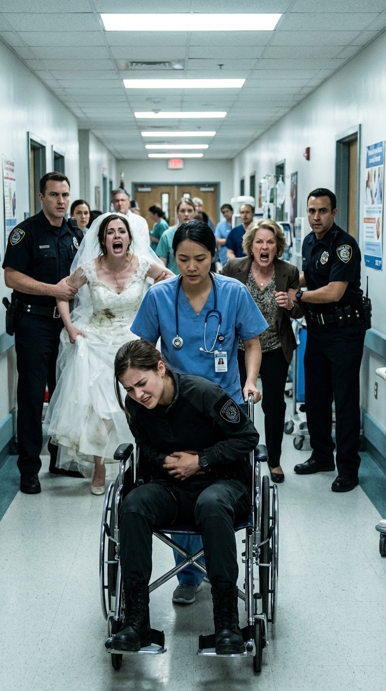 I collapsed in agony at my sister’s wedding rehearsal. Instead of helping, my parents signed a medical refusal form. “She’s just being dramatic, let her wait,” they told the ER. They left me to d//ie so they wouldn’t miss dinner. While the monitor beside me slowed into a terrifying countdown, I realized the one thing hidden inside my tactical jacket was about to turn their perfect high-society weekend into a federal nightmare.