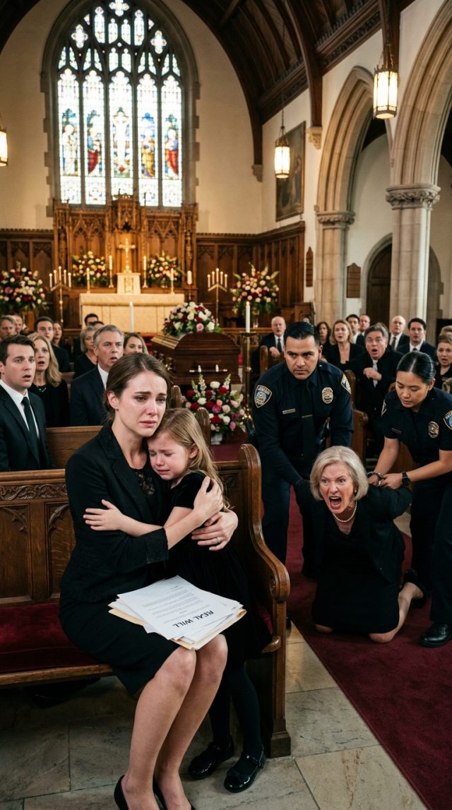 After my husband’s funeral, my mother-in-law moved eight relatives into my home. “His death is your fault—be homeless as punishment,” she declared. They blamed me for everything. When I begged to explain, they threw my belongings outside. “You’ve lost your support. There’s no room here for burdens,” she said, slamming the door. At my lowest moment, a man approached quietly. “He left this for you.”