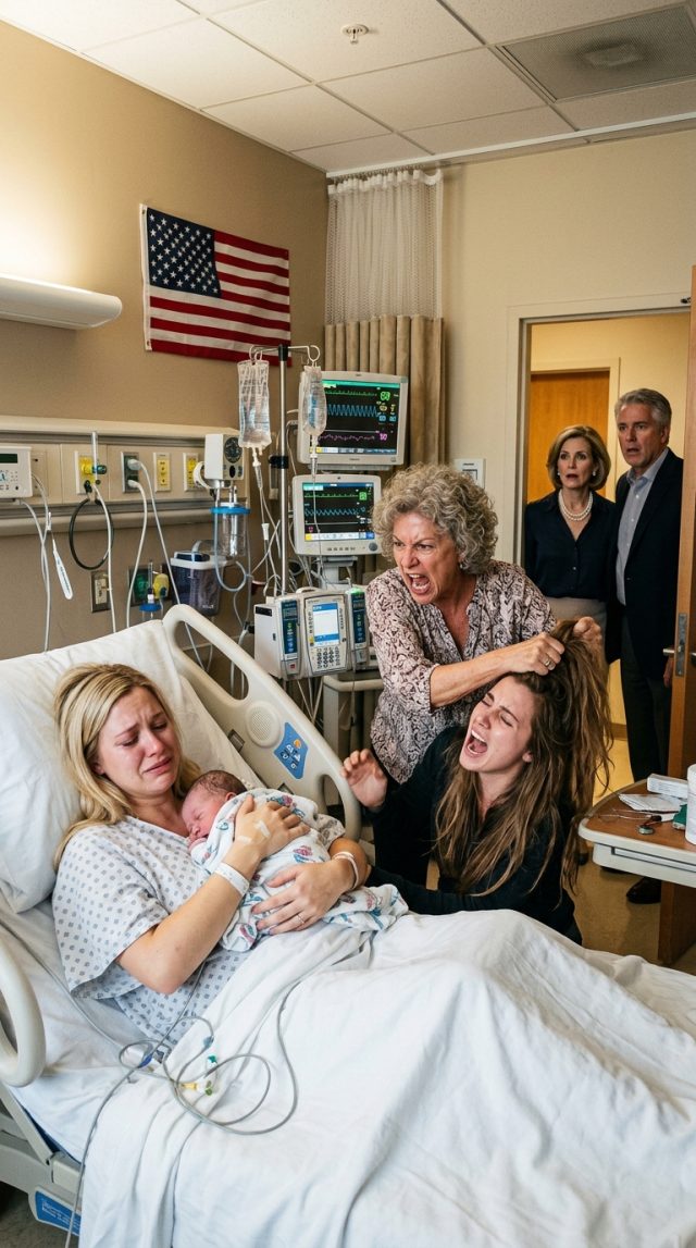 Right after I gave birth, my mother-in-law stormed in—demanding I give up the VIP room. “How dare you waste my son’s money? Useless,” she snapped. When I said I paid for it, she slapped me hard. My husband didn’t even look up from his game. “Move to a standard room—save the money so I can top up.” They had no idea my parents had seen everything—and were about to drag them straight into hell.