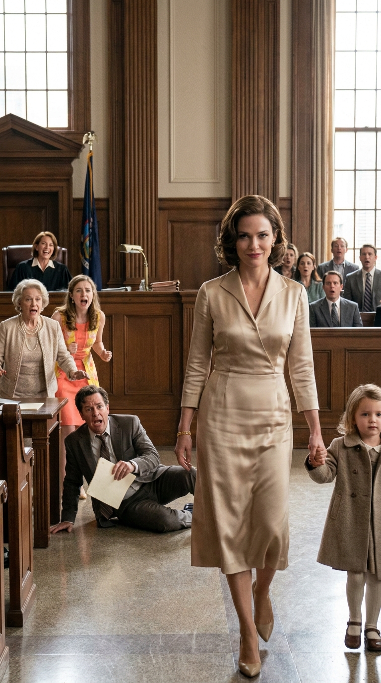 My husband laughed out loud in divorce court. He thought he tricked me into a postnup that gave him half my $12M company. My mother and sister sat behind him, smiling because they hated my success. They thought I was a weak victim. I didn’t scream. I calmly opened my briefcase, handed the judge one sealed brown envelope, and said, “Please take another look”. The second she adjusted her glasses, burst into a sharp mocking laugh, and stared straight at the man who thought he had outsmarted me, I knew the trap had finally closed and none of them were ready for what that envelope was about to do…