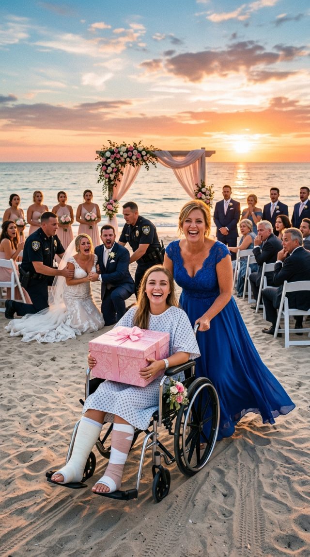 Weeks after Mom died, Dad moved her sister in to plan their $200,000 wedding. “Useless mom, useless daughter!” my aunt spat, pushing me so hard I broke my arm. Dad just ignored my cast. “You’re too young to understand,” he sighed. I went completely numb. But on the morning of their lavish ceremony, my grandmother showed up uninvited. She handed them a black box as a ‘wedding gift.’ When Dad opened it, the screaming began…