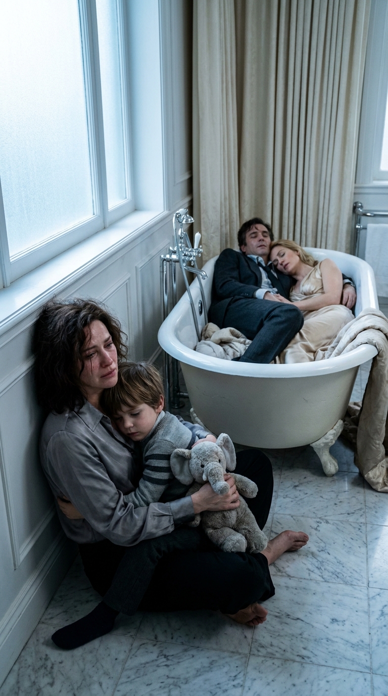 When I got home at 6 a.m., my husband was asleep with my sister in the guest room—while my son lay cold and alone on the kitchen floor, holding his stuffed elephant. I picked him up and left. Then his world fell apart.