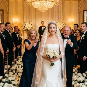 “Walk yourself,” my mom laughed. “Guess that’s what happens when you marry a nobody.” So I did. I gripped my bouquet and walked alone, hearing my parents whisper about how “small” and “embarrassing” my wedding was. They had no idea who was sitting in those chairs. When the doors opened and the mayor stood up, followed by a senator and my superintendent, my parents finally stopped laughing—and realized exactly who their “nobody” really was.