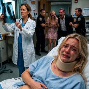 At the ER, my father told the doctor, “We’ll handle this at home,” after my sister said I slipped from the roof. I didn’t cry. I just watched the X-ray light flicker on — because the bones knew what my family had spent months trying to hide.