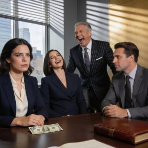My stepsister stole my husband, believing he was the CEO of a $2 billion furniture company. At the final settlement meeting, she tossed me $100 and sneered, “Take a cab back to your parents’ house. Goodbye.” Then my lawyer suddenly burst out laughing—because the real CEO was…