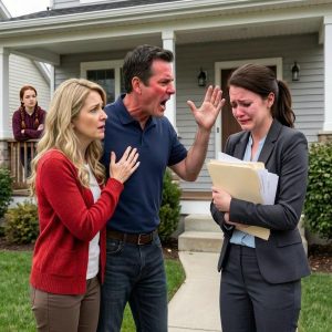 My parents sold their house and gave my sister an $860,000 home. Then they came to take my house. I said “No!” — my dad slapped me across the face. Three months later… “Your parents are in big trouble.” I calmly replied: “I know.”