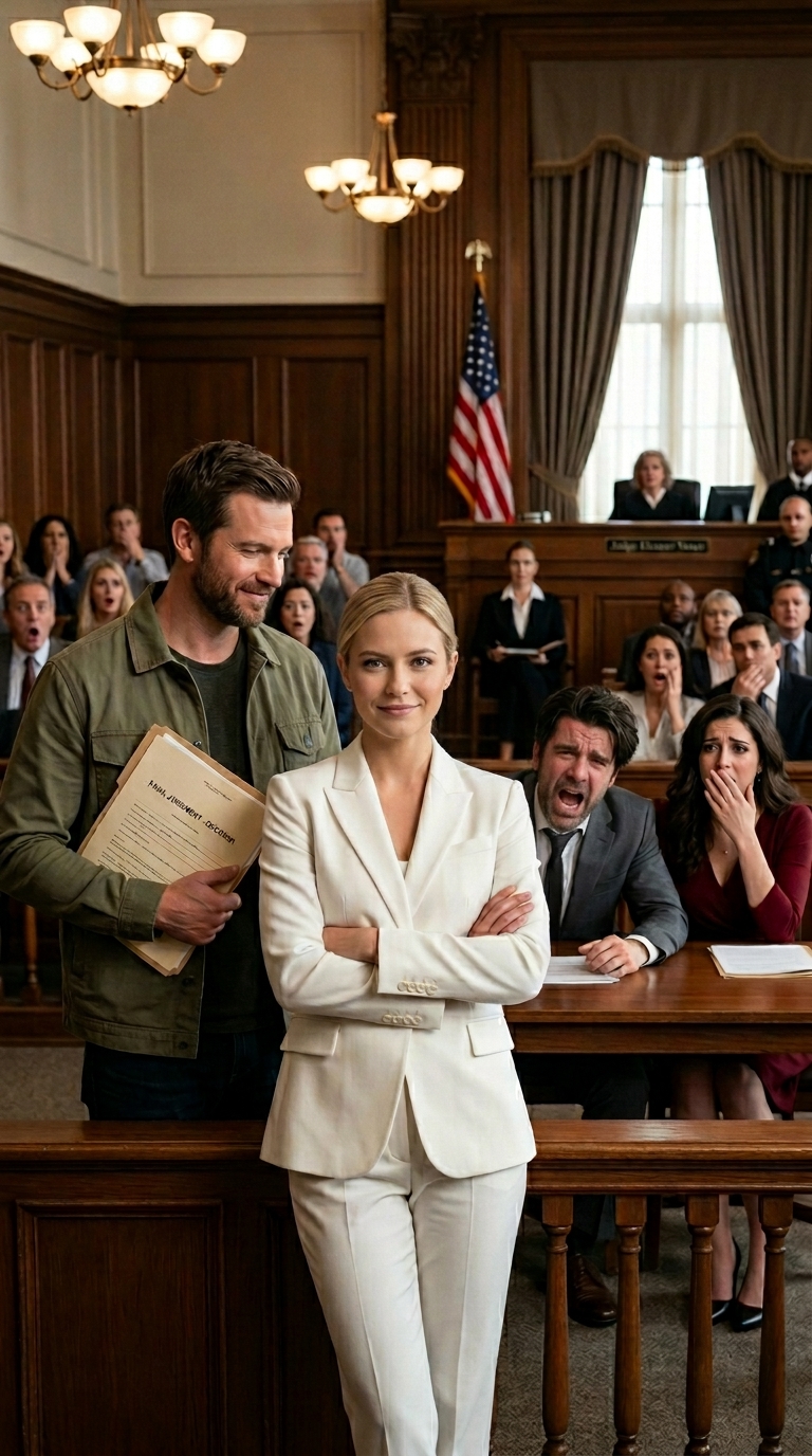 When I faced my husband and his mistress in court, my lawyer said: ‘Your honor, one more witness.’ The room went dead quiet. My chest locked — ‘No… it can’t be,’ I whispered. My husband’s smile collapsed when he saw who would walk in…