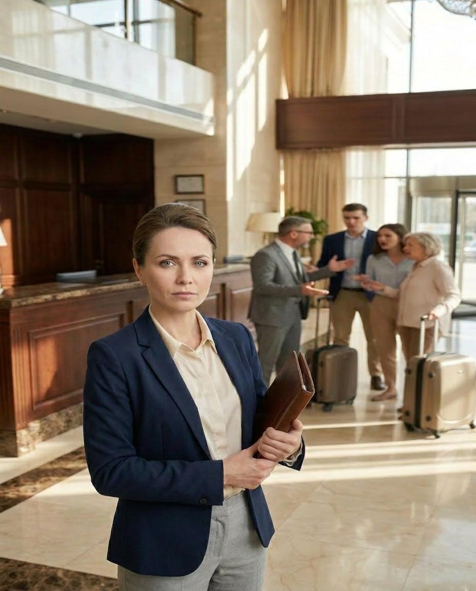 I stood alone in the hotel lobby, suitcase at my feet, staring at the text from my husband: “Relax, it’s just a prank.” A prank? After I’d paid for every room on this “family vacation”? My hands shook, but my voice didn’t when I leaned toward the front desk and whispered, “Cancel them. All of them.” By sunrise, they’d wake up laughing—until they realized I’d already planned my next move…