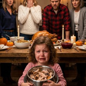 At Thanksgiving, My Family Gave Everyone Dinner — Then Passed My 8-Year-Old Daughter A Dog Bowl With Scraps. My Brother Said, “Dogs Eat Last — You’re The Household Dog.” She Ran Away Crying. I Went After Her. Two Days Later, Each One Of Them Woke Up To Something That Made Them Scream…