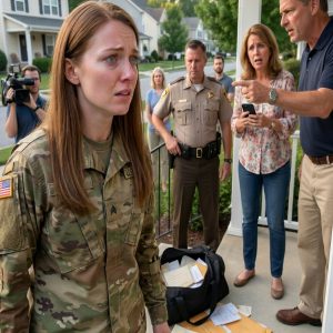 For 4 Years, My Parents Told Neighbors, Teachers, And Even Our Pastor That I Was In Prison. “She Made Terrible Choices,” Mom Would Say With A Sigh. I Was Actually Overseas On A Military Deployment. When I Came Home In Uniform, The Mailman — Who’d Been Forwarding My Letters — Called The Local News. The Whole Town Showed Up. My Parents Locked Their…”