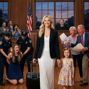My sister stood in court with a smug smile and declared, “Finally, your house is mine.” My parents applauded, proudly watching their golden child claim what they thought was the last thing I owned. I said nothing. Then the judge reviewed the documents, raised an eyebrow, and said, “One of the 12 properties, I see”. In an instant, their smile disappeared.