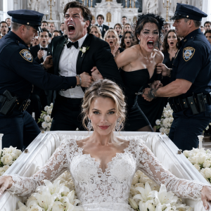 My cheating husband pois//oned me and arrived at my funeral holding his mistress’s hand, whispering, “She d//ied a pathetic loser,” thinking he’d inherited my fortune. He didn’t know I spent my final months building a $47M empire and gathering evidence. As the priest finished speaking, the church speakers didn’t play a hymn. They played my voice. And what I revealed…
