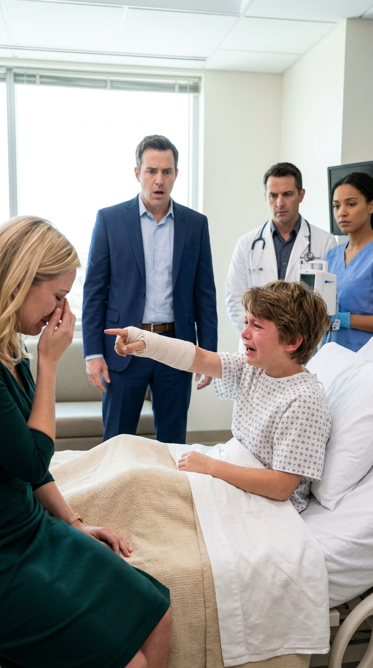 The hospital called and said a little boy had listed me as his emergency contact. I laughed nervously and said, “That’s impossible. I’m 31, single, and I don’t have a son.” But when they told me he wouldn’t stop asking for me, I drove there… and the moment I walked into his room, my world stopped…