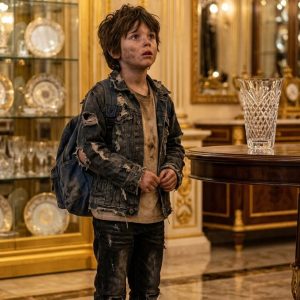 A 7-year-old boy in dirty clothes accidentally shattered a $150,000 crystal centerpiece in my luxury Fifth Avenue showroom. “Call the police! You filthy rat, your deadbeat parents will rot in jail paying for this!” my manager hissed. Hidden on the balcony, I was about to fire her. But when the boy pulled out an old watch I had buried with my dead daughter 3 years ago, my heart completely stopped…