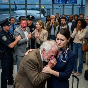 During boarding for Alaska, a flight attendant whispered, “Pretend you’re sick and get off.” my son looked furious when i stumbled back into the jetway. I didn’t cry, didn’t argue, just let them wheel me away—because her phone already held the one thing they forgot to hide.