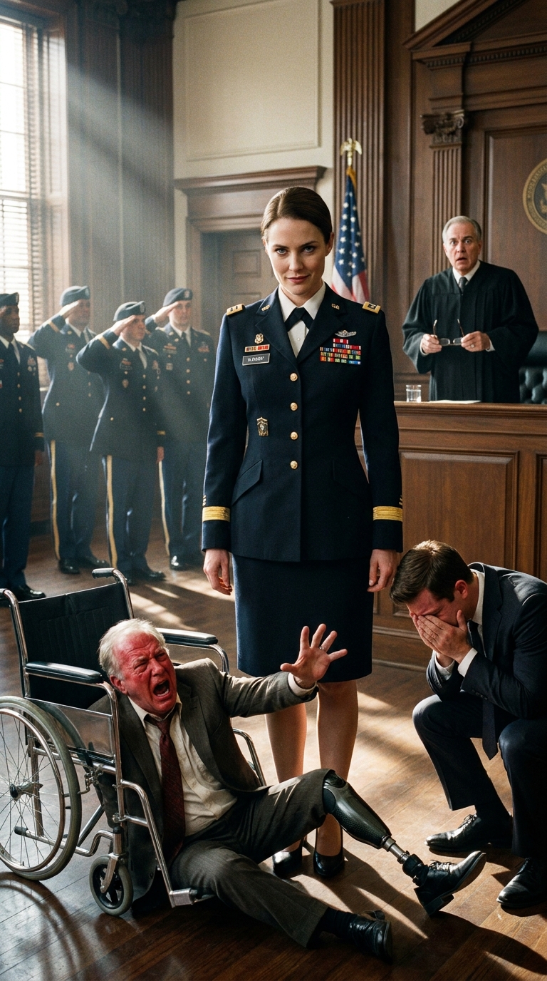 “She’s an impostor,” my father shouted in court, demanding everything I had. Then my lawyer handed the judge a sealed letter from the Pentagon. The judge slowly removed his glasses and said, “All rise.” My father’s face went pale. “Wait… what?”