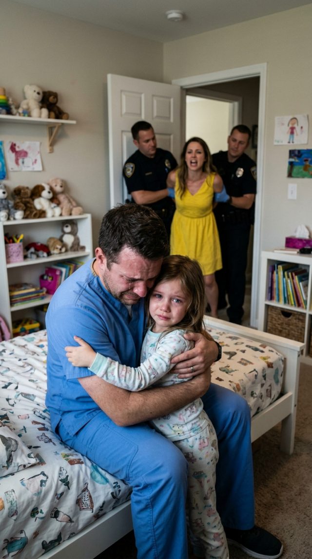 “Dad… my arms hurt so much, mom said I shouldn’t tell you.” Returning from a 48-hour paramedic shift, I found my 8-year-old curled in a tight ball inside her closet. My wife’s hundreds of thousands of online fans think she’s the perfect mother. But when my daughter confessed what happened over a spilled juice box, my heart stopped. I gently rolled up her sleeves, and the injuries I saw broke me into pieces…