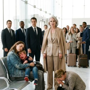 At the airport, I found my daughter-in-law on a bench with my grandson and their luggage. She said, “She told me I don’t fit your family.” I smiled and said, “Get in the car.” It was time she found out who the real power was…