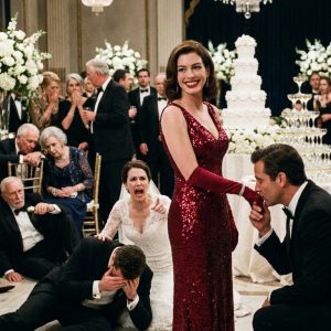 At my sister’s wedding, the bride leaned over my empty place setting and laughed, “Waste good food on you? That’s cute.” My parents watched and calmly told me I should just leave. So I did. I stood up, told them they’d regret it—and turned to walk out. That’s when the groom’s brother rose to his feet, the CEO followed, and in front of 200 guests my family’s perfect life quietly exploded. And that was only the beginning.