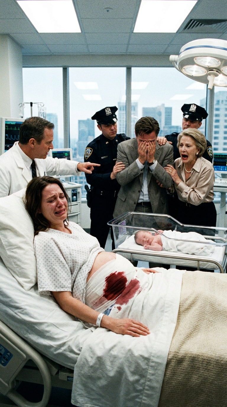 I was 10 days postpartum, bleeding and forced to scrub the floors until my stitches ripped open. My mother-in-law told the ER doctor I was “unstable” and had tried to hurt myself. My husband nodded, wiping fake tears: “She’s postpartum crazy, Doctor. It’s so hard on us.” They thought they’d won. But the surgeon didn’t listen to their story. He looked at the fingerprint-shaped bruises on my inner arms where they had pinned me down. Then he pressed the emergency button on his radio. ‘Code Gray. I need security at Room 402 immediately.”