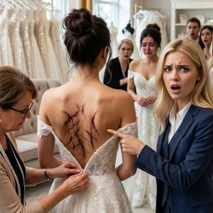 Unzipping my sister’s gown at the bridal boutique, I gasped. Her spine was covered in fresh lash marks. “If I cancel, his billionaire father will bankrupt our parents!” she sobbed. Smiling coldly, I whispered, “Then we won’t cancel.” They thought I was just a powerless consultant. Overnight, I dismantled his empire. As the arrogant groom walked down the aisle, he was greeted by…