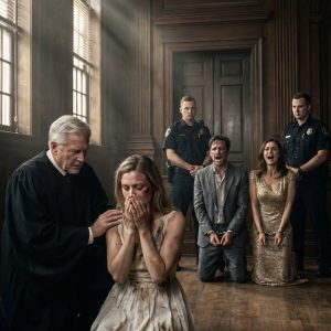 When I was 7 months pregnant, my mother-in-law forced me to eat standing in the kitchen like a servant after I spent 12 hours cooking Christmas dinner. When I tried to take a seat, she violently shoved me. I hit the hard floor, hemorrhaging. My husband threw my phone away to stop me from calling 911. “I’m a top attorney. The cops work for me,” he smirked. I looked at the blood pooling around my legs, completely calm. “Call my father,” I demanded. He mockingly dialed the number, unaware his entire career was about to be permanently destroyed in less than 60 seconds…