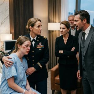 “Mom… please come get me. My husband’s family hurt me.” Those words sent a U.S. Army Colonel racing to the hospital to protect her daughter. That powerful families thought money and influence could silence the truth. They were wrong. Because they hadn’t threatened a victim—they had threatened a mother willing to burn down their entire world.