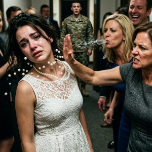 While my military husband was deployed, my mother-in-law violently slapped me, and ripped my grandmother’s pearl necklace from my throat. My sister-in-law paraded around in my stolen clothes. “Give us the money to pay off his debts, or things get worse,” my brother-in-law laughed. I didn’t scream or cry. They thought they had backed a helpless wife into a corner. They forgot I am a senior forensic financial investigator. And they had no idea who was standing right outside the front door.