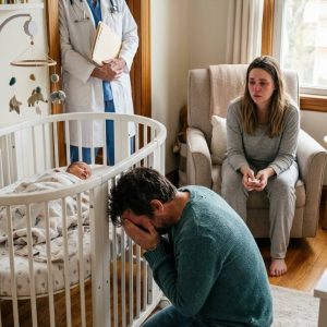 The moment I told my husband I was pre/gnant, he slapped me and shouted, “I knew you were cheating! Who’s the father?” For years, he controlled me and accused me of betrayal. He had even gotten a vasectomy, convinced it would expose me one day. I left without arguing, leaving only divorce papers and a note: “Call Dr. Ted. He has your answers.” Minutes later, his world collapsed.