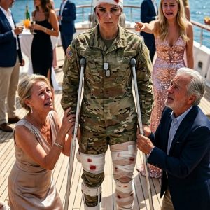 On Easter, my parents refused $5,000 payment Ito save my leg from amputation to buy $150k luxury yacht for my sister. “Stop killing the vibe of our party!” my sister yelled over popping champagne. Hours later, my little brother arrived. “I sold Grandpa’s vintage tools,” he cried, handing me $840 and a cheap lottery ticket. He wanted a miracle to save my leg. He had absolutely no idea what was coming.