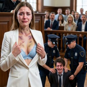 My abusive husband laughed, throwing me onto the porch in a thunderstorm, “You bore me. Disappear.” His toxic mother sneered at my bruises. I simply nodded. At our divorce hearing this morning, he expected me to weep. Instead, I smiled coldly. The arrogant monster completely forgot I was an elite forensic accountant, and the encrypted dossier I just handed the judge was about to…