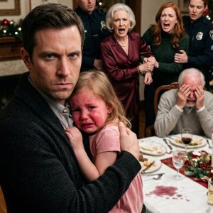 At my mother-in-law’s Christmas Gala, she struck my 5-year-old daughter across the face for spilling juice in front of state senators. My blood boiled. I rushed to protect my crying child, but my own wife screamed, “Leave it alone! She deserved it!” My brother-in-law tried to block the door. I shoved past him, picked up my little girl, and walked out. By 6 AM, my phone wouldn’t stop ringing. They didn’t call to apologize. They called to deliver a terrifying threat.