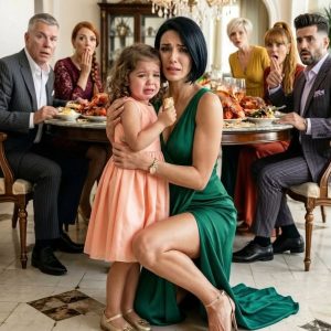 My husband told me, “Don’t make a scene,” after I found our three-year-old daughter sitting alone on the balcony with a stale bread roll while six adults enjoyed a lavish seafood dinner—paid for with my salary.