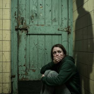 My abusive husband kicked the bathroom door in, laughing as I cowered 33 weeks pregnant on the floor. He called me “pathetic” and “property”—until a voice deeper than thunder whispered behind him: “Remove your boot, or I’ll amputate the leg.” He didn’t know the “filthy outlaws” in this bar were my family, and the giant with the silver hair was the father I hadn’t seen in 15 years.
