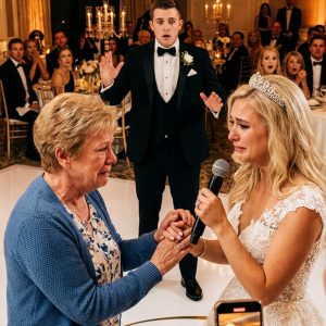 I never told my parents I was a self-made tech billionaire. They believed I was just an assistant marrying into a wealthy family, so they quietly endured every insult from my fiancé’s relatives. I discovered they had been forced to serve guests at their own daughter’s wedding. When I confronted my fiancé, my mother gently stopped me. “We volunteered,” she whispered. “We don’t want to ruin your future.” In that moment, something inside me turned ice cold. I walked onto the stage, took the microphone, and revealed who I really was.