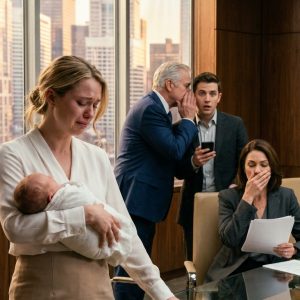 I arrived at the divorce with my 12-day-old baby in my arms and saw my husband with his lover. When I put the papers on the table, he whispered “That house was never yours” and everyone stopped looking at me the same way.