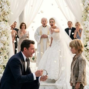 I was at the altar, about to say ‘I do,’ when a 5-year-old boy burst through the cathedral doors. He handed me a tarnished bracelet, whispering, ‘She said the sun always rises.’ I recognized the secret engraving immediately. My murdered soulmate was still alive—and the corrupt family forcing me into this marriage had hidden her. I looked at my bride. I didn’t say ‘I do.’ Instead, I ordered the guards to lock the doors and…