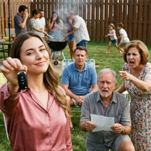 At family BBQ, Dad laughed, “You’re old enough to pay rent or get out.” Next day, when I moved into my new house, they completely freaked out, because…
