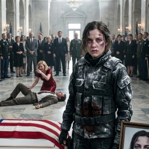 My family was hosting a lavish $100,000 memorial service for me, weeping over an empty mahogany casket. My husband was already holding his mistress’s hand, whispering about how they’d spend my military life insurance. They thought locking me in that abandoned cabin to freeze was a foolproof plan to steal my assets. They forgot I was a Special Forces survival instructor. The priest was midway through his eulogy when the heavy cathedral doors slammed open. I walked down the aisle, still covered in snow and blood, holding the iron padlock they used to trap me. “Sorry I’m late to my own funeral”